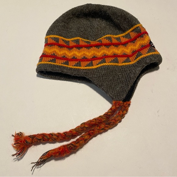 Merkley Headgear wool hat 10” flat across and 10” top to end of earflap SZ P? - Picture 2 of 8